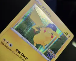 Pokemon TCG - PIKACHU - 028/078 - HOLO - RARE - Pokemon GO (2022) - LP - Image 3