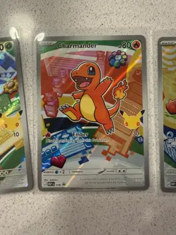 Pokemon 30th Anniversary First Partner Pack Charmander 38 Squirtle 39 Bulbasaur - Image 2