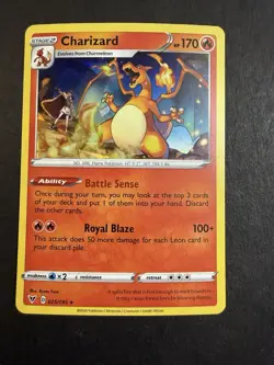 Pokemon TCG Charizard Vivid Voltage 025/185 Holo Exclusive Cracked Ice Holo - Image 1