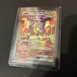 Pokemon Raging Bolt EX Temporal Forces 208/162 Special Illustration Rare NM - Image 1