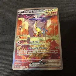 Pokemon Raging Bolt EX Temporal Forces 208/162 Special Illustration Rare NM - Image 2