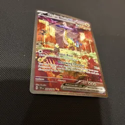 Pokemon Raging Bolt EX Temporal Forces 208/162 Special Illustration Rare NM - Image 3