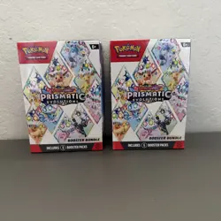 Pokemon TCG Scarlet & Violet Prismatic Evolutions Booster Bundle Lot Of 2 SEALED - Image 1