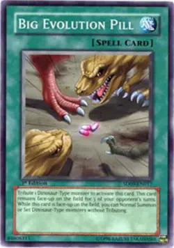 Yugioh! Big Evolution Pill - SD09-EN017 - Common - 1st Edition Near Mint, Englis - Image 1