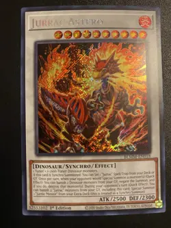 Jurrac Astero Secret Rare BLMM-EN018 1st Edition NM/LP Yugioh Card - Image 1