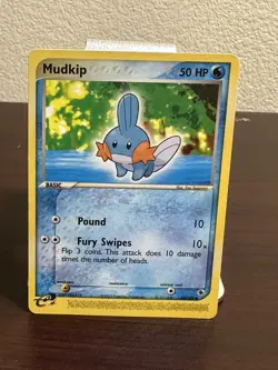 Mudkip 60/109 EX Ruby & Sapphire 2003 Non-Holo Pokemon Card - Image 1