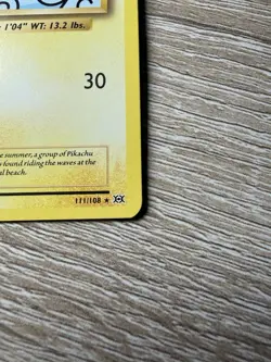 Pokemon TCG Surfing Pikachu Card 111/108 Pikachu TCG - Image 5