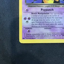 Dark Hypno 26/82 Team Rocket Rare Pokemon Card WOTC 2000 NM - Image 4