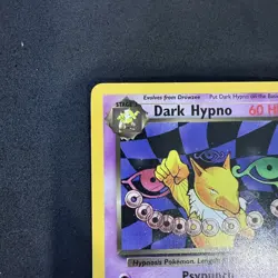 Dark Hypno 26/82 Team Rocket Rare Pokemon Card WOTC 2000 NM - Image 5