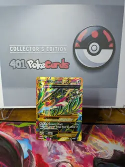 M Rayquaza EX Full Art Holo Ultra Rare 98/98 XY Ancient Origins Pokemon Card - Image 1