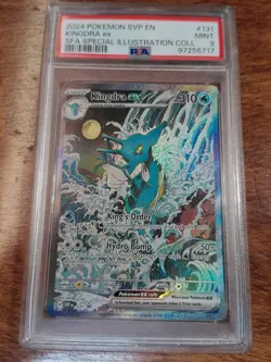 PSA 9 Kingdra Ex 131 SFA Special Illustration Coll Pokemon Card 2024 - Image 1