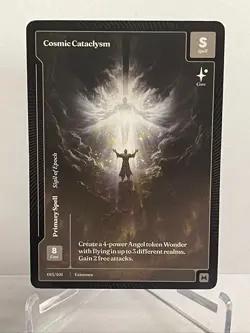 Cosmic Cataclysm 015/401 Primary Spell Mythic Existence Wonders of the First - Image 1