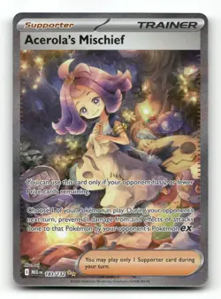 Acerola's Mischief 183/132 - Mega Evolution - Pokemon Card NM/M - Image 1