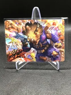 Zog Gold Stamp Art Card #12 MTG Teenage Mutant Ninja Turtles Art Series - Image 1