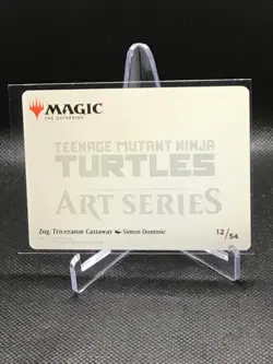 Zog Gold Stamp Art Card #12 MTG Teenage Mutant Ninja Turtles Art Series - Image 2