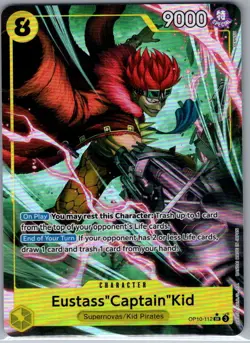 Eustass"Captain"Kid (Alt Art) OP10-112 English Royal Blood - One Piece Card - NM - Image 1
