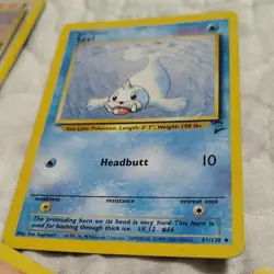 Seel 41/102 Base Set Vintage Pokemon Card WOTC 1999 Uncommon - Image 4
