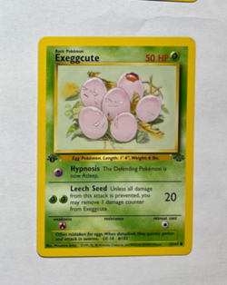 Exeggcute 52/64 Jungle Regular 1sr Edition Pokemon Vintage Rare Card - Image 1