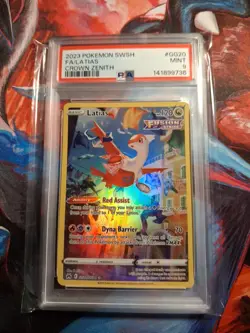 Latias Crown Zenith Galarian Gallery Holo Ultra Rare Card GG20/GG70 PSA 9 - Image 1
