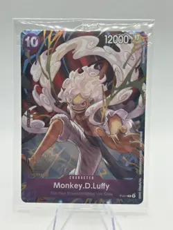 Monkey.D.Luffy P-041 WINNER PROMO 1st Anniversary ONE PIECE Card Game - Image 1