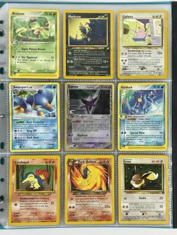 Pokemon Card Collection VTG Binder Holo Rare 1st E-Reader WoTC Espeon Eevee - Image 1