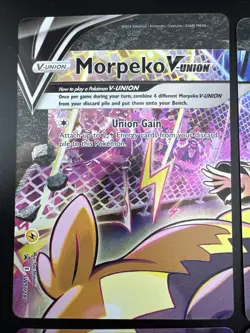 Pokemon Morpeko V-Union 4 Card Set SWSH287 SWSH288 SWSH289 SWSH290 Promo NM - Image 4