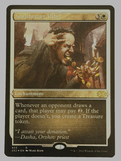 Smothering Tithe Foil Etched, - Double Masters 2022 (2X2) - Image 1
