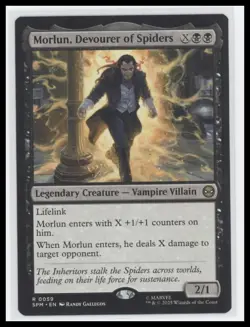 MTG Morlun Devourer of Spiders Regular Rare Marvel Spider-Man 2025 - Image 1