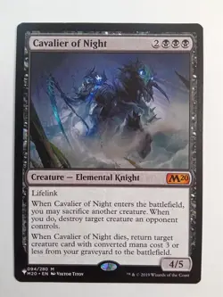 Cavalier of Night 94 The List MTG - Image 1
