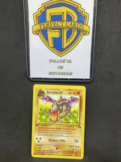 POKEMON FOSSIL 1 EDIZIONE AERODACTYL NONHOLO 16/62 PL/PR ITA - Image 1