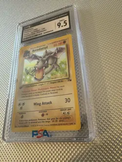 1999 Pokemon TCG Fossil Aerodactyl Holo 1st Edition Prerelease CGC 9.5 1/62 - Image 4