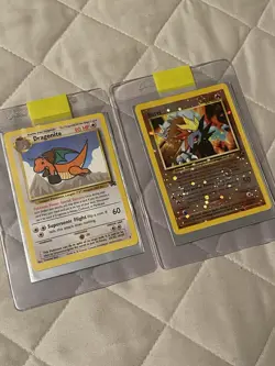 Pokemon Promo Cards- Entei Reverse Holo Black Star Promo and Dragonite - Image 1