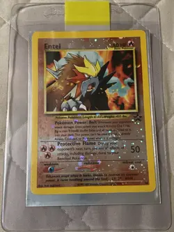 Pokemon Promo Cards- Entei Reverse Holo Black Star Promo and Dragonite - Image 2