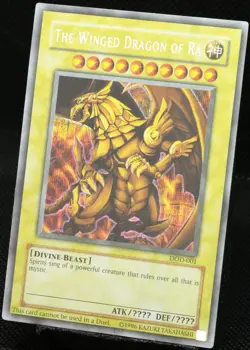 Yu-Gi-Oh! The Winged Dragon Of Ra DOD-001 Prismatic Secret Rare [G] Promo 2004 - Image 3