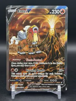 Entei V Crown Zenith Galarian Gallery Holo Ultra Rare Pokemon TCG GG36/GG70 NM - Image 1