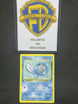 POKEMON SET BASE 1° EDIZIONE POLIWAG COMUNE 59/102 NM - Image 1