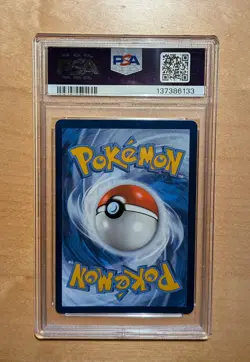 Team Rocket's Tyranitar Pokemon TCG PSA 9 096/182 DRI PRERELEASE STAFF Stamped - Image 2