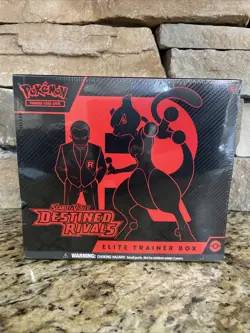 Pokemon Destined Rivals ETB Elite Trainer Box Brand New & Sealed Rare Mew SP 🔥 - Image 1