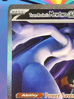 Pokemon TCG Team Rockets Mewtwo EX SIR 281/217 - Image 2