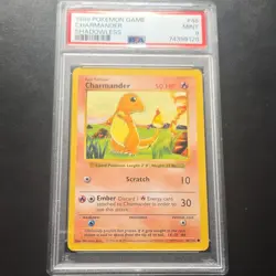 1999 Pokemon Base Set Charmander 46/102 Shadowless Regular PSA 9 - Image 1