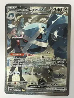 Steven's Metagross ex - 289/217 - Pokemon ME: Ascended Heroes SIR NM - Image 1