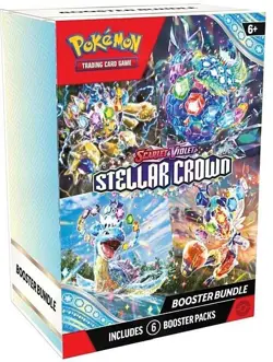 Pokemon TCG: Stellar Crown Booster Bundle (6 Packs) - New & Sealed - Image 1