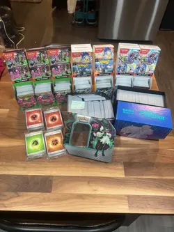 1500+ Pokemon scarlet and violet Lot - Common/Uncommon/Rare. holo and reverse - Image 1