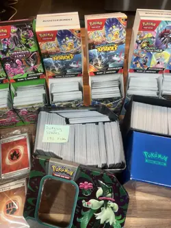 1500+ Pokemon scarlet and violet Lot - Common/Uncommon/Rare. holo and reverse - Image 3