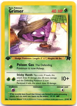 Grimer 57/82 1st Edition Team Rocket - Image 1
