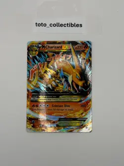 M Charizard EX 13/108 Ultra Rare Pokemon TCG XY - Evolutions LP - Image 1