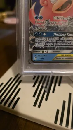 Slowpoke & Psyduck GX PSA 10 Pokemon TCG Sun & Moon Unified Minds #35 English - Image 5