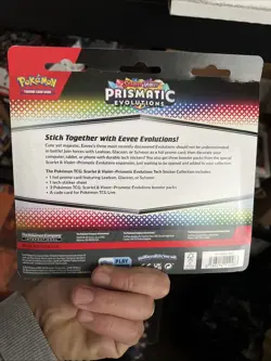 Pokemon Prismatic Evolutions Tech Sticker Collection - Image 2