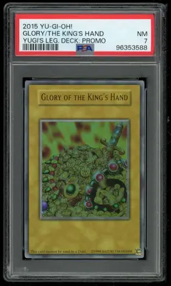 Yu Gi Oh TCG Glory of the King's Hand YUGI's Legendary Promo PSA 7 Graded - Image 1