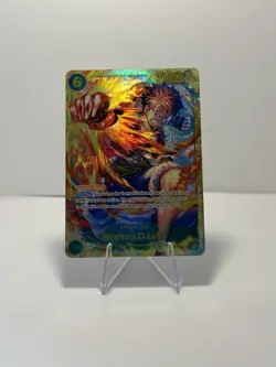 Monkey D. Luffy OP13-118 SEC Secret Rare Carrying On His Will One Piece TCG - Image 1